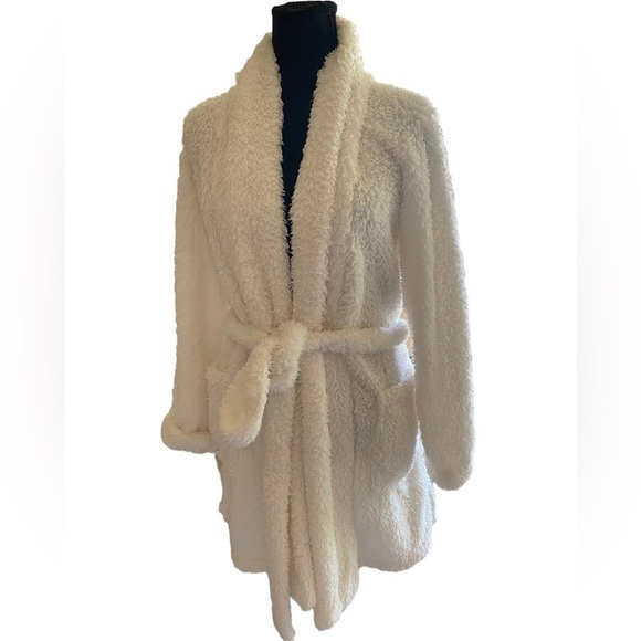 SHERPA Belted Cardigan Casual Women’s Size L/XL Color Ivory ECU Belted, Po… - Picture 4 of 13